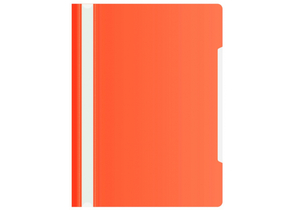 Папка-скоросшиватель пластиковая А4 «Бюрократ», толщина пластика 0,16 мм, красная