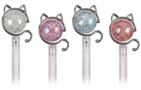 Ручка шариковая Meshu, Cat, корпус ассорти, стержень синий Ручка шариковая Meshu, Cat, корпус ассорти, стержень синий