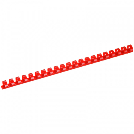 Пружина пластиковая OfficeSpace (16), 16 мм, красная