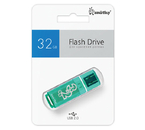 Флеш-накопитель SmartBuy Glossy (2.0), 32 Gb, корпус зеленый Флеш-накопитель SmartBuy Glossy (2.0), 32 Gb, корпус зеленый