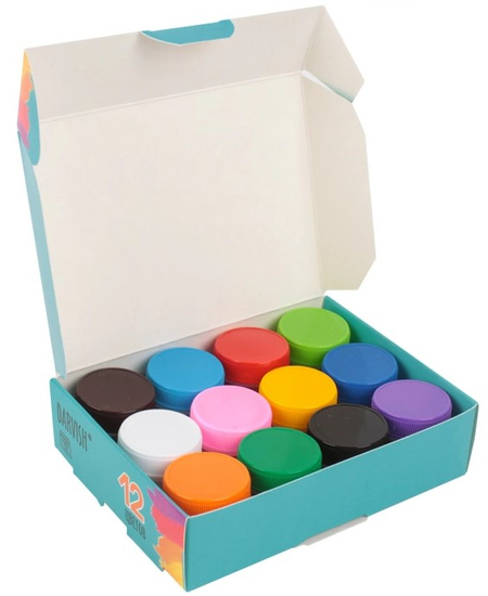 Гуашь Darvish, 12 цветов*10 мл, «Забавные котики» Гуашь Darvish, 12 цветов*10 мл, «Забавные котики»