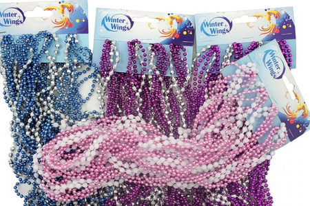 Украшение елочное «Бусы», длина 2,7 м, ширина 4 мм, пластик, ассорти (цена за 1 бусы) Украшение елочное «Бусы», длина 2,7 м, ширина 4 мм, пластик, ассорти (цена за 1 бусы)