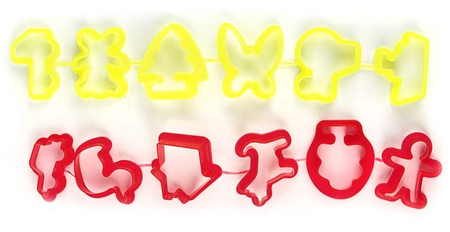 Набор формочек для лепки «Луч», 12 шт.