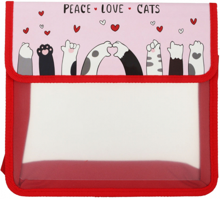Папка для тетрадей 2 отделения ArtSpace, 230*220 мм, Love Cats