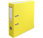 Папка-регистратор Deli «Эко» с односторонним ПВХ-покрытием, корешок 75 мм, желтый Папка-регистратор Deli «Эко» с односторонним ПВХ-покрытием, корешок 75 мм, желтый