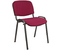 Стул офисный Helmi HL-F01 «Изо» для посетителей, обивка - бордовая ткань