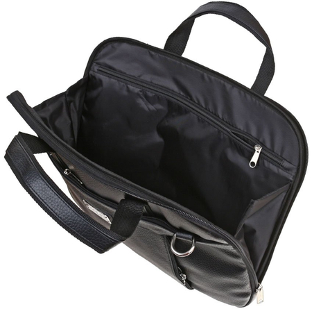 Сумка мужская с ручками Cagia , 400*300*30 мм, черная 