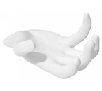 Подставка полистоун для мелочей «Ладонь», 17×12×7 см, белая