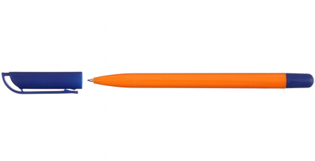 Ручка шариковая Brauberg Patriot Orange Tone, корпус оранжевый, стержeнь синий