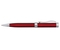 Ручка подарочная шариковая Optima, корпус красный с серебристым