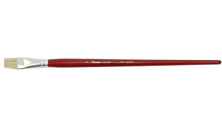 Кисть для рисования «Щетина» Pinax Creative с длинной ручкой, №8 (17 мм), плоская, длина ручки 29 см
