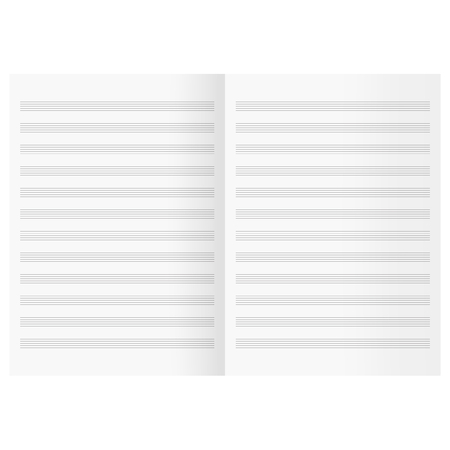 Тетрадь для нот А4 BG, 200*280 мм, 24 л., «История в музыке», ассорти