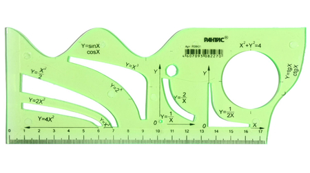 Линейка пластиковая «Рантис», 17 см, ассорти 