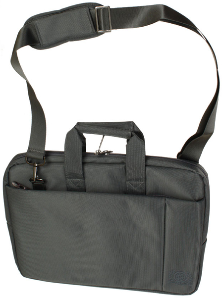 Сумка для ноутбука Continent CC-215 (диагональ 15.6 дюйма), 400*300*60 мм, серая