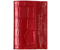Обложка для паспорта «Кинг» 4334, 95*135 мм, рифленая красная (металлик)