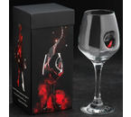 Бокал стеклянный для вина «Лабутен» (с туфелькой), 350 мл