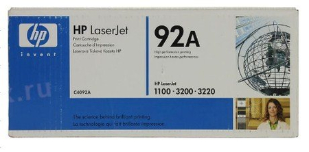 Тонер-картридж HP C4092A (№92A), ресурс 2500 страниц, черный Тонер-картридж HP C4092A (№92A), ресурс 2500 страниц, черный
