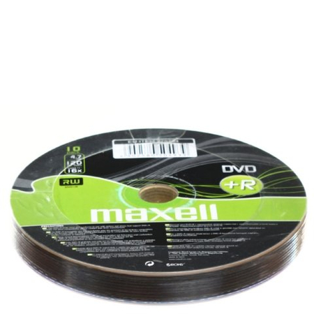 Компакт-диск DVD+R Mirex, 16x, 10 шт., в тубе