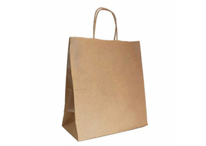 Пакет бумажный с ручками, 260×350×150 мм