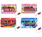 Фломастеры в картонной упаковке, 12 цветов, толщина линии 1-2 мм, невентилируемый колпачок, ассорти