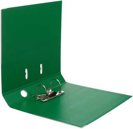 Папка-регистратор Attache Standart с двусторонним ПВХ-покрытием, корешок 50 мм, зеленый
