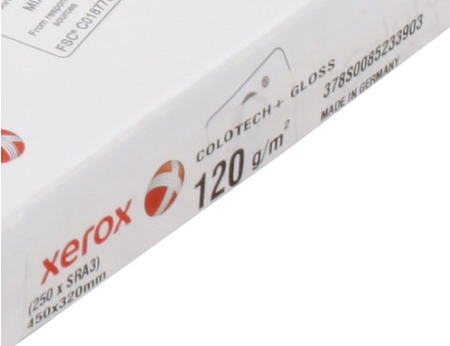 Бумага офисная Xerox Colotech+ Gloss coated, SRА3 (450*320 мм), 120 г/м2 (цена за 1 лист)