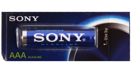 Батарейка щелочная Sony Stamina Plus, AAA, LR03, 1.5 V
