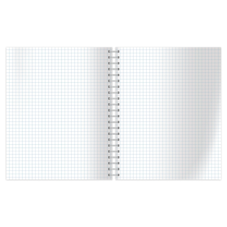 Тетрадь общая А4, 80 л. на гребне BG Monocolor. Classic, 205*295 мм, клетка, ассорти