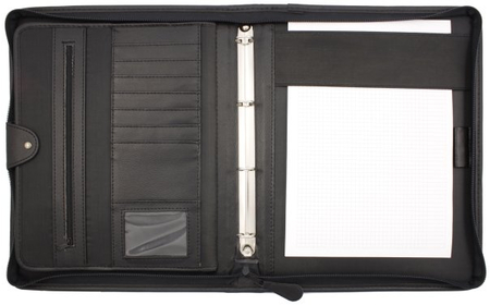 Папка деловая «Менеджер-Люкс», 360*290*35 мм, черная Папка деловая «Менеджер-Люкс», 360*290*35 мм, черная