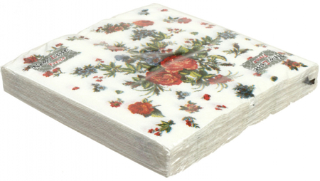 Салфетки сервировочные New Line Fresco, 33*33 см, 20 шт., «Садовые розы» Салфетки сервировочные New Line Fresco, 33*33 см, 20 шт., «Садовые розы»