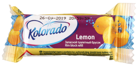 Сменный блок для унитаза Kolorado, 40 г, «Лимон»