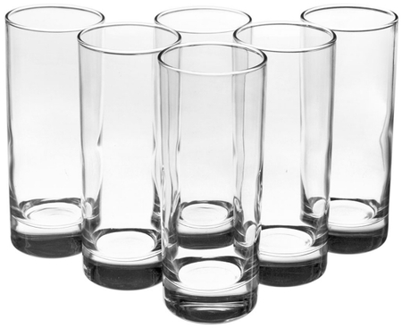 Набор стаканов стеклянных Islande, 6 шт., 330 мл