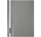 Папка-скоросшиватель пластиковая А4 «Стамм», толщина пластика 0,16 мм, серая