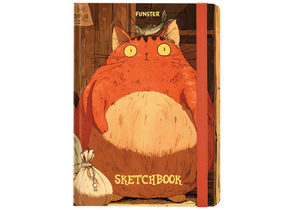 Скетчбук Funster, 145×203 мм, 80 л., «Пухляши»