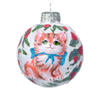 Игрушка елочная «Котенок», диаметр 80 мм Игрушка елочная «Котенок», диаметр 80 мм