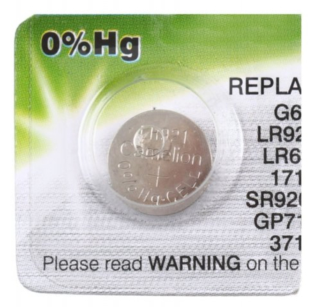 Батарейка щелочная дисковая Camelion Alkaline, AG6, ВР10, 1,5V