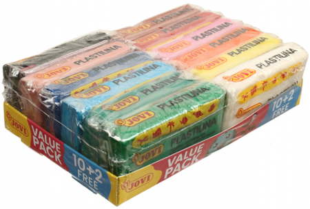 Пластилин Jovi, 12 цветов, 630 г