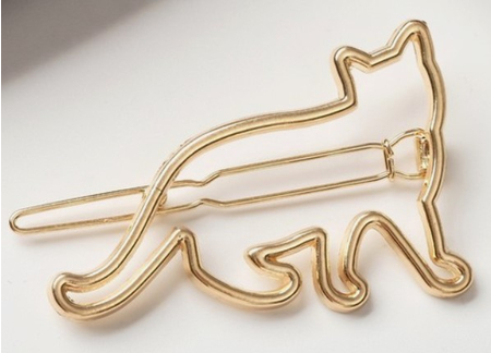 Заколка-зажим для волос «Джили», 6 см, «Кошка» Заколка-зажим для волос «Джили», 6 см, «Кошка»