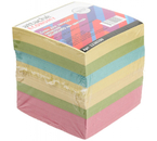 Блок бумаги для заметок «Куб» Attache Economy, 80×80×80 мм, непроклеенный, 5 цветов