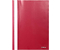 Папка-скоросшиватель пластиковая А4 Sponsor, толщина пластика 0,16 мм, красная