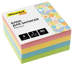 Блок бумаги для заметок «Куб» Silwerhof Daily «Премиум», 90×90×45 мм, непроклеенный, 4 цвета Блок бумаги для заметок «Куб» Silwerhof Daily «Премиум», 90×90×45 мм, непроклеенный, 4 цвета