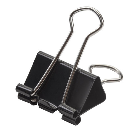 Зажим для бумаг Staff Everyday, 32 мм, до 140 л., черный