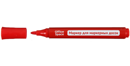 Маркер для вайтбордов OfficeSpace Bullet, красный Маркер для вайтбордов OfficeSpace Bullet, красный