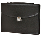 Портфель деловой Planeta, 370×270×35 мм, черный