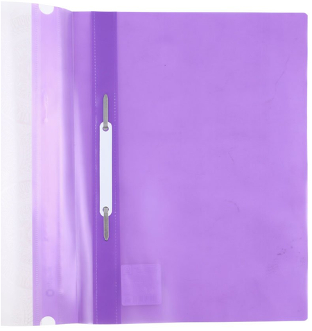Папка-скоросшиватель пластиковая А4 «Калейдоскоп», толщина пластика 0,16 мм, фиолетовая