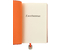 Ежедневник недатированный In Black, 120*170 мм, 136 л., оранжевый