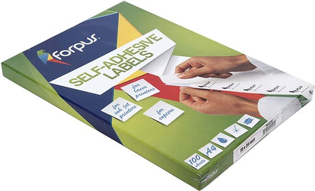 Бумага самоклеящаяся для изготовления этикеток Forpus, А4, 24 шт., 70*36 мм, белая Бумага самоклеящаяся для изготовления этикеток Forpus, А4, 24 шт., 70*36 мм, белая
