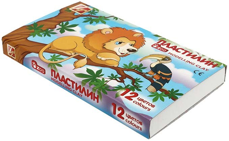 Пластилин «Мини», 12 цветов, 162 г Пластилин «Мини», 12 цветов, 162 г