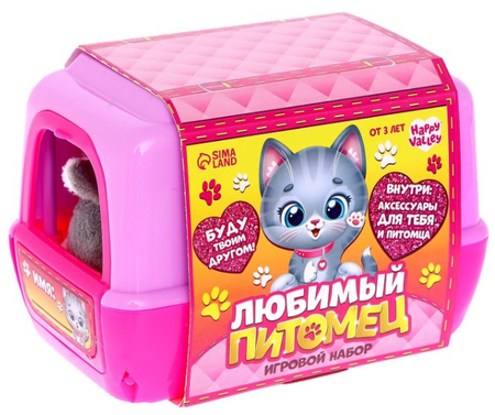Набор игровой «Любимый питомец: Котик», ассорти Набор игровой «Любимый питомец: Котик», ассорти