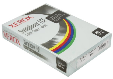 Бумага офисная цветная Xerox Symphony TCF, А4 (210*297 мм), 80 г/м2, 500 л., бледно-голубая